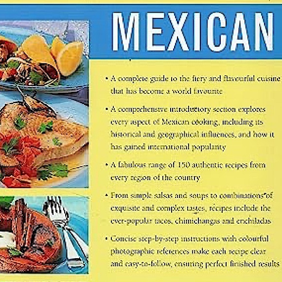 Authentic MEXICAN Healthy Ways with a Favorite Cuisine XL Hardcover Cookbook - Picture 5 of 15